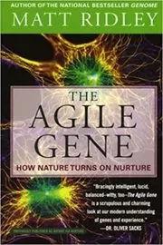 Book cover for "The Agile Gene" by Matt Ridley