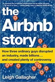 Book cover for "The Airbnb Story" by Leigh Gallagher