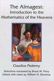 Book cover for "The Almagest" by Claudius Ptolemy