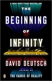 Book cover for "The Beginning of Infinity" by David Deutsch