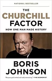 Book cover for "The Churchill Factor" by Boris Johnson