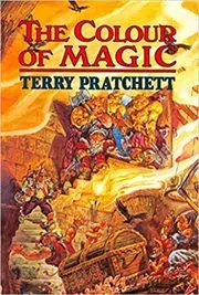 Book cover for "The Colour of Magic" by Terry Pratchett