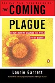 Book cover for "The Coming Plague" by Laurie Garrett