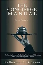 Book cover for "The Concierge Manual" by Katharine C. Giovanni