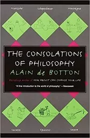 Book cover for "The Consolations of Philosophy" by Alain de Botton