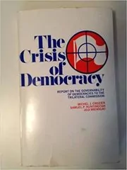 Book cover for "The Crisis of Democracy" by Michel Crozier