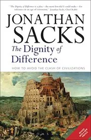 Book cover for "The Dignity of Difference" by Jonathan Sacks