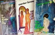 Book cover for "The Ever-loving Blues / Death of a Doll" by Carter Brown
