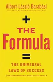Book cover for "The Formula" by Albert-László Barabási