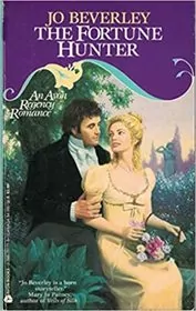 Book cover for "The Fortune Hunter" by Jo Beverley
