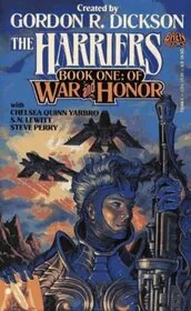 Book cover for "The Harriers/Of War and Honor" by Gordon R Dickson
