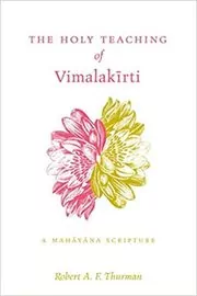 Book cover for "The Holy Teaching of Vimalakirti" by Vimalakirti