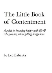 Book cover for "The Little Book of Contentment" by Leo Babauta