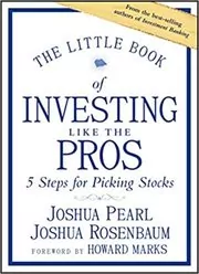 Book cover for "The Little Book of Investing Like the Pros" by Joshua Pearl