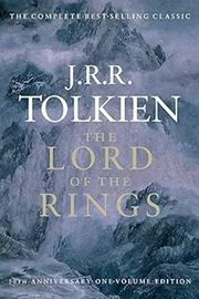 Book cover for "The Lord of the Rings" by J. R. R. Tolkien