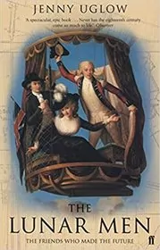 Book cover for "The Lunar Men" by Jenny Uglow