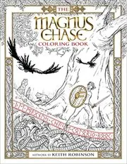 Book cover for "The Magnus Chase Coloring Book" by Rick Riordan