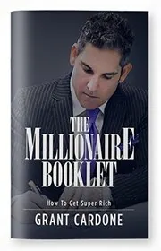 Book cover for "The Millionaire Booklet" by Grant Cardone
