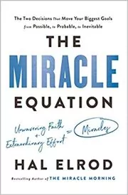 Book cover for "The Miracle Equation" by Hal Elrod