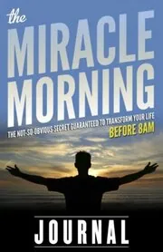 Book cover for "The Miracle Morning Journal" by Hal Elrod