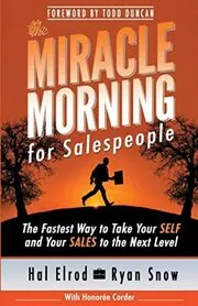 Book cover for "The Miracle Morning for Salespeople" by Hal Elrod