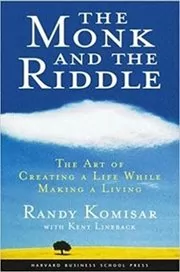 Book cover for "The Monk and the Riddle" by Randy Komisar