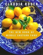Book cover for "The New Book of Middle Eastern Food" by Claudia Roden