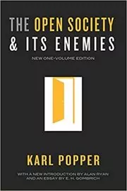 Book cover for "The Open Society and Its Enemies" by Karl R. Popper