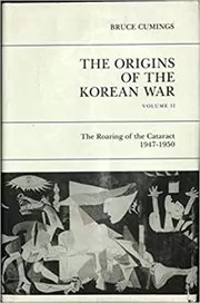 Book cover for "The Origins of the Korean War" by Bruce Cumings