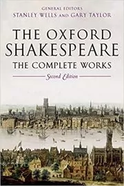 Book cover for "The Oxford Shakespeare" by William Shakespeare