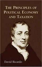 Book cover for "The Principles of Political Economy and Taxation" by David Ricardo