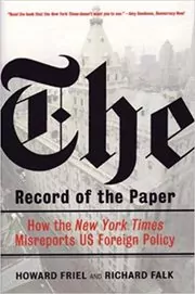 Book cover for "The Record of the Paper" by Howard Friel
