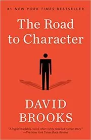 Book cover for "The Road to Character" by David Brooks