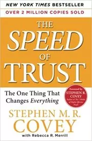 Book cover for "The SPEED of Trust" by Stephen R. Covey
