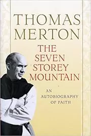 Book cover for "The Seven Storey Mountain" by Thomas Merton