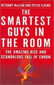 Book cover for "The Smartest Guys in the Room" by Bethany McLean