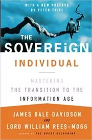 Book cover for "The Sovereign Individual" by James Dale Davidson