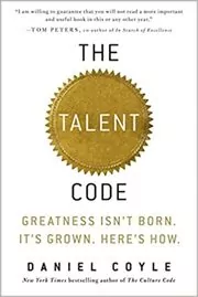 Book cover for "The Talent Code" by Daniel Coyle