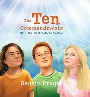 Book cover for "The Ten Commandments" by Dennis Prager