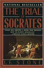 Book cover for "The Trial of Socrates" by I. F. Stone