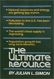 Book cover for "The Ultimate Resource" by Julian Lincoln Simon