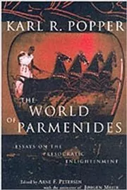Book cover for "The World of Parmenides" by Karl Popper