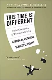 Book cover for "This Time Is Different" by Carmen M. Reinhart