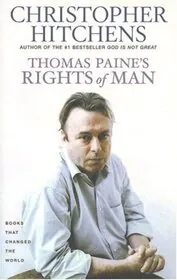 Book cover for "Thomas Paine's Rights of Man" by Christopher Hitchens