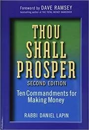 Book cover for "Thou Shall Prosper" by Rabbi Daniel Lapin