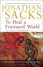 Book cover for "To Heal a Fractured World" by Jonathan Sacks