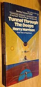 Book cover for "Tunnel Through the Deeps / A Transatlantic Tunnel, Hurrah!" by Harry Harrison