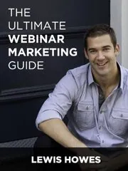 Book cover for "Ultimate Webinar Marketing Guide" by Lewis Howes