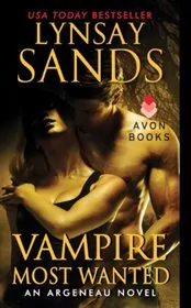 Book cover for "Vampire Most Wanted" by Lynsay Sands