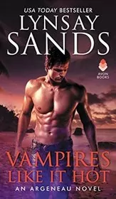 Book cover for "Vampires Like It Hot" by Lynsay Sands